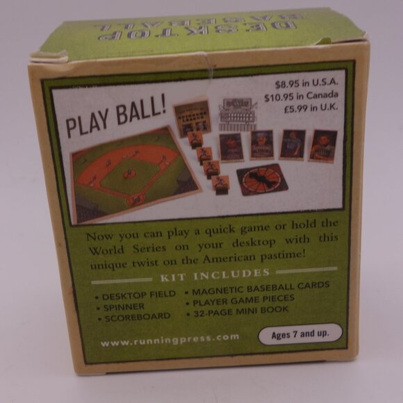 Desktop Baseball ISBN 978-0-7624-5213-2 - Picture 4 of 15